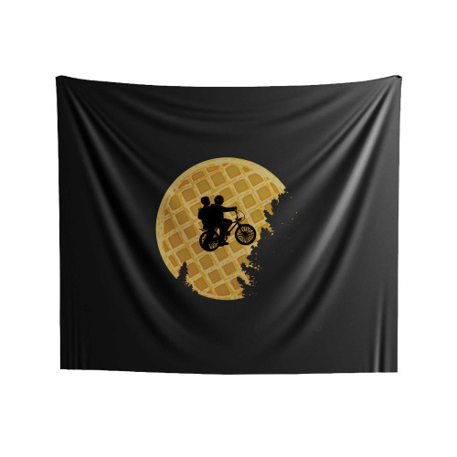 Stranger Things Waffle Moon Indoor Wall Tapestries