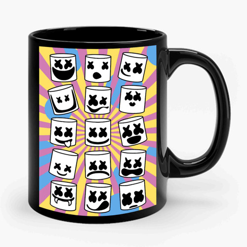 Marshmello Faces Ceramic Mug
