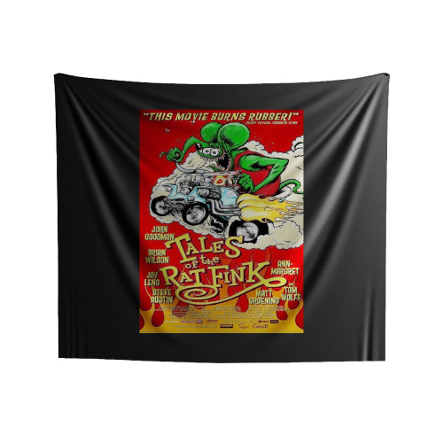 Tales Of The Rat Fink Indoor Wall Tapestries