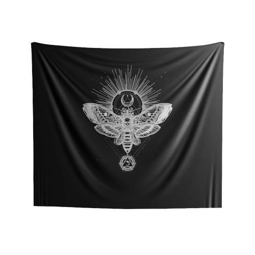 Tattoo Fashion Moth Indoor Wall Tapestries