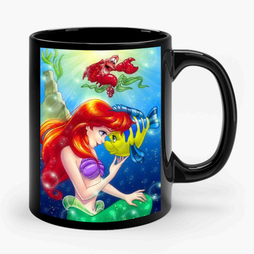 Mermaid Ariel Ceramic Mug