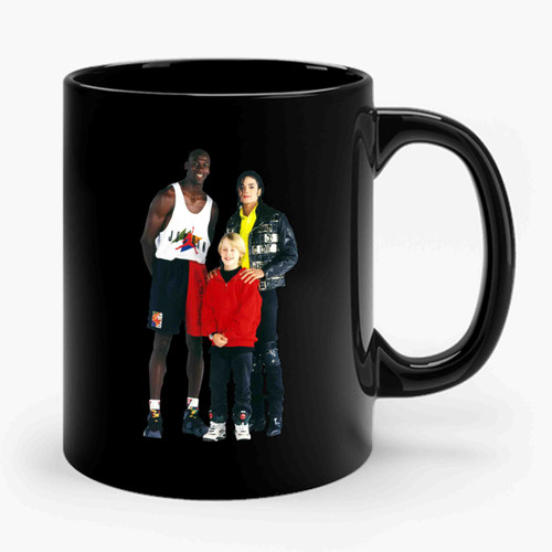 Michael Jordan Michael Jackson Home Alone  Ceramic Mug