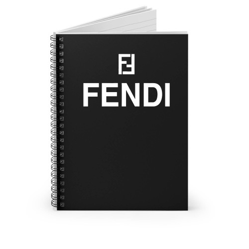 Fendi Logo Spiral Notebook
