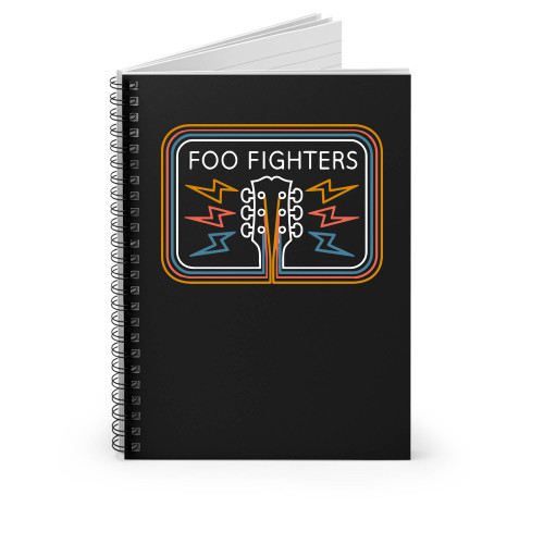 Foght For Guitar Foo Spiral Notebook