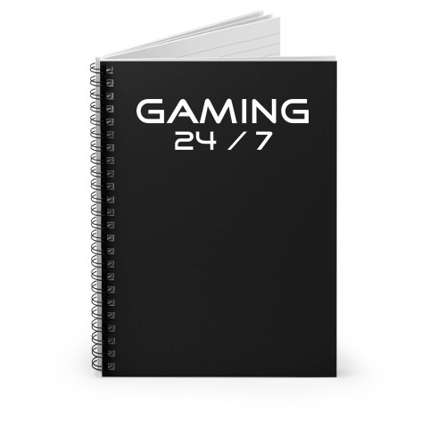 Gaming 24 7 Spiral Notebook
