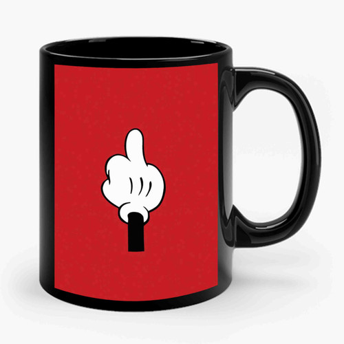 Mickey The Middle Finger Ceramic Mug