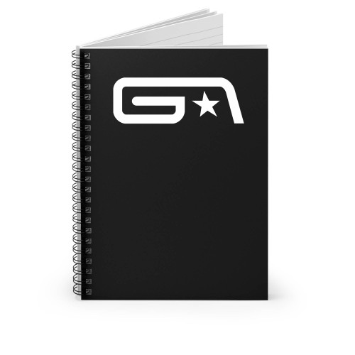 Groove Armada White Logo Spiral Notebook