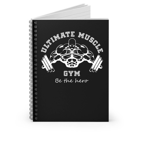 Gym Workout Fitness Bodybuilding Spiral Notebook