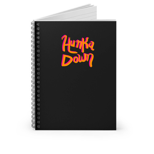 Hunka Down Art Vintage Spiral Notebook