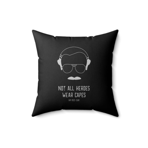 Not All Heroes Wear Capes Rip Square Pillow Cover
