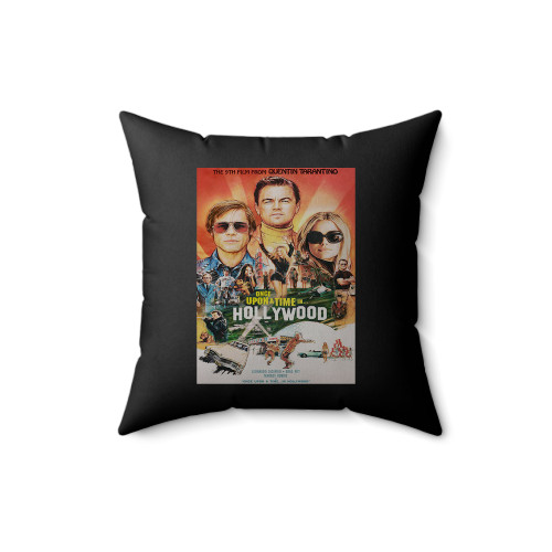 Once Upon A Time In Hollywood Character Square Pillow Cover