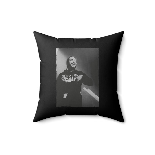 Post Malone Monochrome Square Pillow Cover