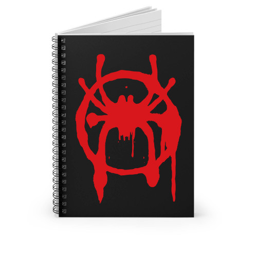 Into The Spider Art Vintage Spiral Notebook
