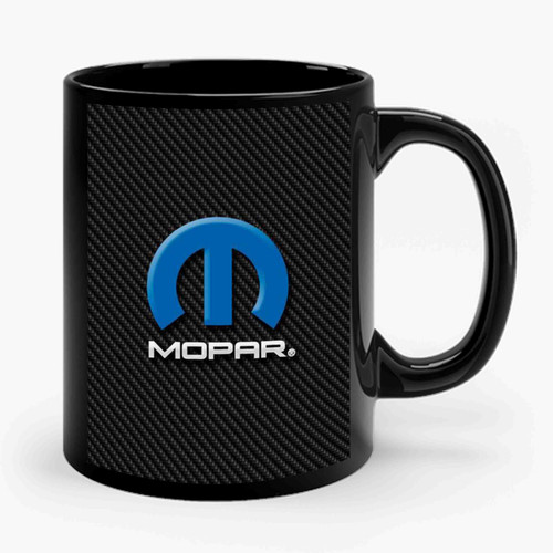 Mopar Dodge Carbon Ceramic Mug
