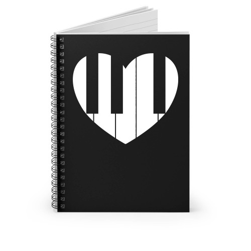 Keys To The Heart Spiral Notebook