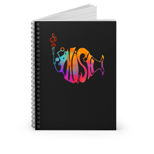 Logo Watercolor Phish Spiral Notebook