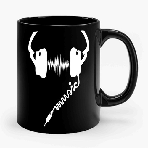 Music Headphone Ceramic Mug