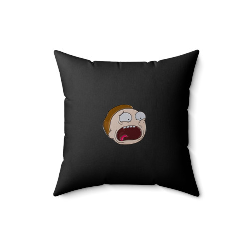 Rick And Morty Screaming Morty Square Pillow Cover