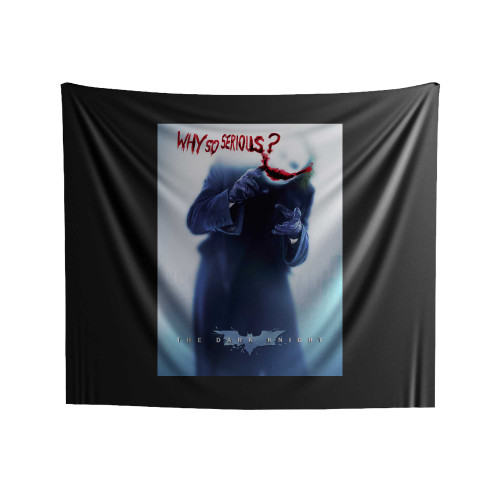 The Dark Knight Why So Serious Indoor Wall Tapestries