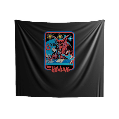 The Howling Werewolf Funny Indoor Wall Tapestries