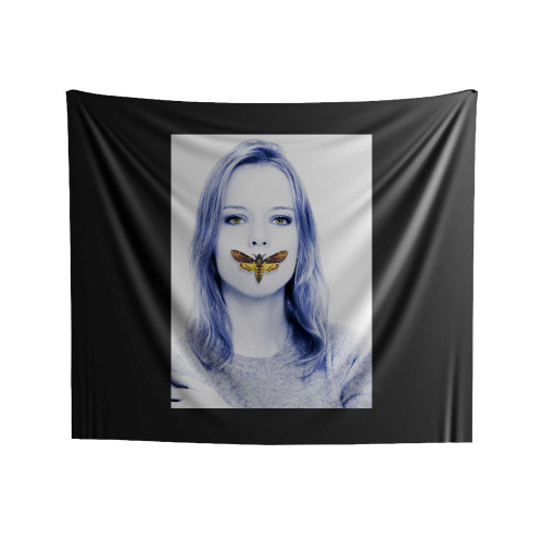 The Silence Of The Lambs Girl Indoor Wall Tapestries