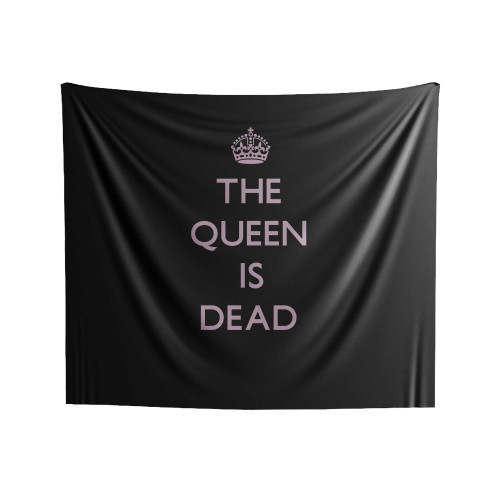 The Smiths Keep Calm The Queen Is Dead Indoor Wall Tapestries
