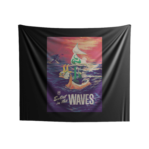 The Waves Indoor Wall Tapestries