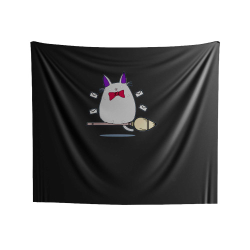 The Wizzard Cat Indoor Wall Tapestries