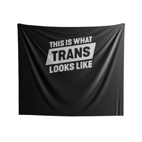 This Is What Trans Looks Like Indoor Wall Tapestries