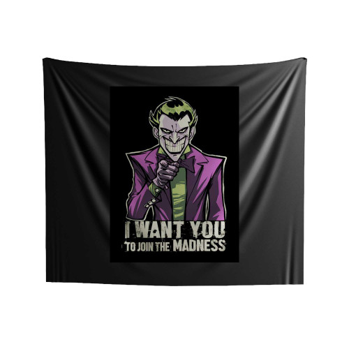 This Joker Madness Indoor Wall Tapestries