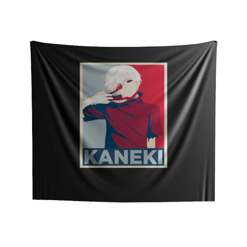 Tokyo Ghoul Ken Kaneki Hope Obama Style Indoor Wall Tapestries