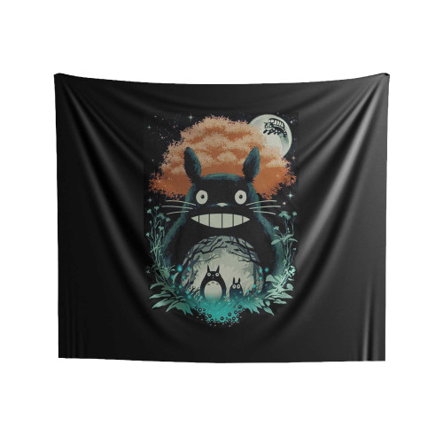 Totoro Original Art Ghibli Anime Indoor Wall Tapestries
