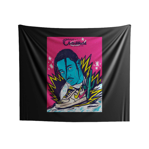 Travis Scott 1 Indoor Wall Tapestries