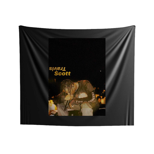 Travis Scott Singing Indoor Wall Tapestries