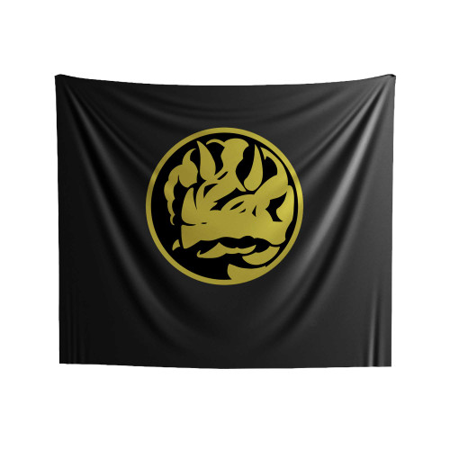 Triceratops Coin Morpin Logo Indoor Wall Tapestries
