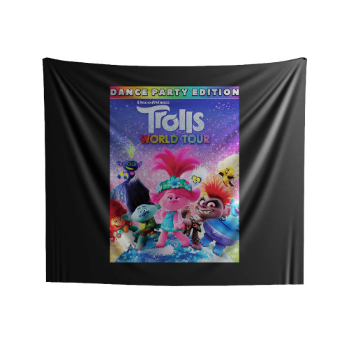 Trolls World Tour Colourfull Indoor Wall Tapestries