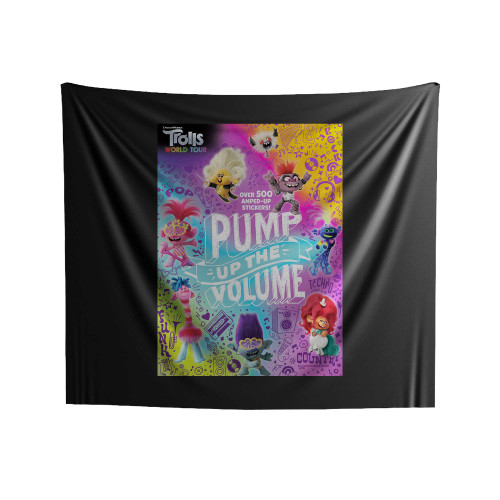 Trolls World Tour Pump Up The Volume Indoor Wall Tapestries