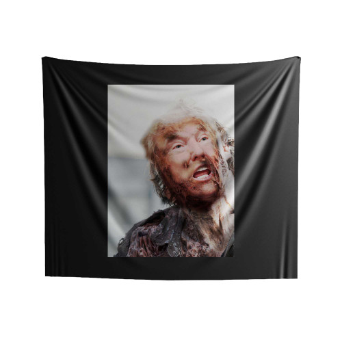 Trump Zombie Anti Donald Trump Fuck Donald Trump Indoor Wall Tapestries