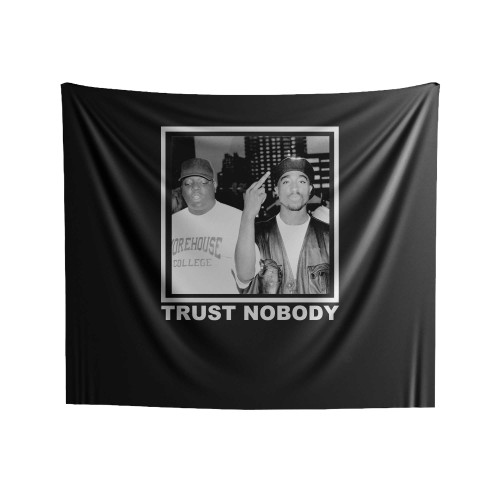 Trust Nobody 2 Pac Indoor Wall Tapestries
