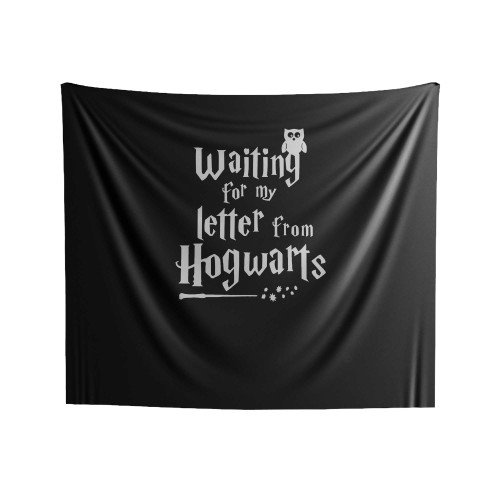 Waiting On My Letter To Hogwarts Harry Potter Fan Indoor Wall Tapestries