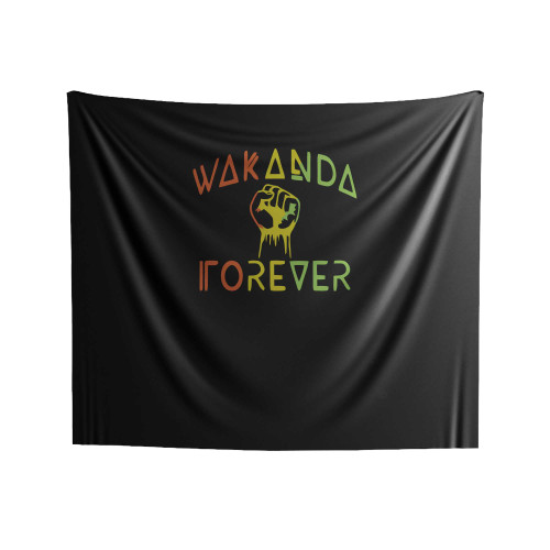 Wakanda Forever The Black Panther Black History Month Indoor Wall Tapestries