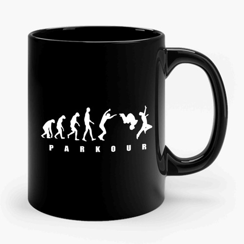 Parkour Evolution Ceramic Mug