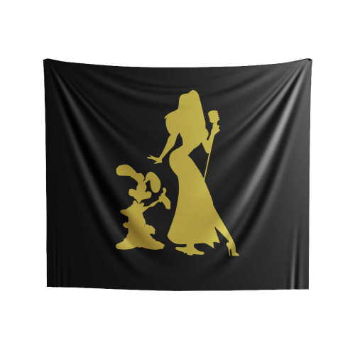 Who Framed Roger Rabbit And Jessica Rabbit Indoor Wall Tapestries