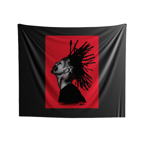 Whole Lotta Red Indoor Wall Tapestries