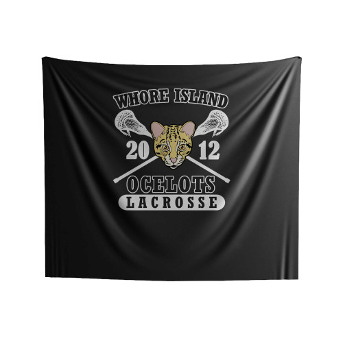 Whore Island Ocelots Indoor Wall Tapestries