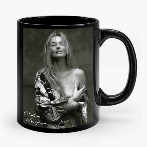 Paulina Porizkova Sad Face Ceramic Mug