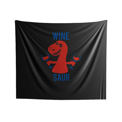 Wine Drink Saur Parody Indoor Wall Tapestries