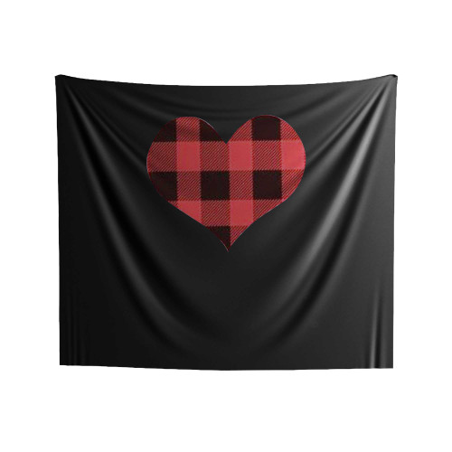 Women's Buffalo Plaid Indoor Wall Tapestries