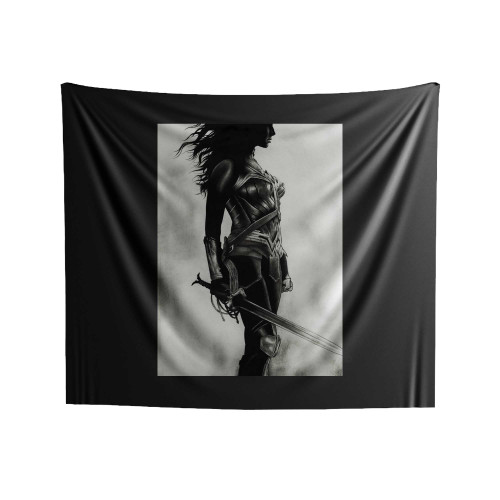 Wonder Woman Dc Comic Gal Gadot Indoor Wall Tapestries