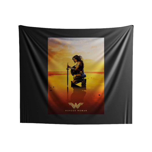 Wonder Woman Warrior Girl Indoor Wall Tapestries